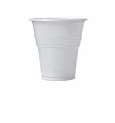 White Plastic Cup For Greek Coffee 160ml/50pcs