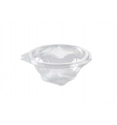 ROUND HINGED LID 250ml PET CONTAINER