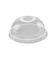 DOME LID FOR PET CUPS/95mm/50pcs (ISO)