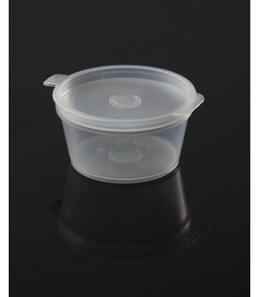 HINGED LID SAUCE CONTAINER PP 70ml/50pcs
