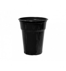 PLASTIC CUP BLACK/300ml/50pcs