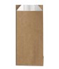 BROWN KRAFT PAPER ALUMINUM FOIL LINED BAGS SIZE 9x22
