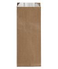 BROWN KRAFT PAPER ALUMINUM FOIL LINED BAGS SIZE 9x22