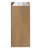 BROWN KRAFT PAPER ALUMINUM FOIL LINED BAGS SIZE 10x27