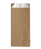 BROWN KRAFT PAPER ALUMINUM FOIL LINED BAGS SIZE 7x19