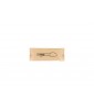 OVAL WOODEN SPOON PAPER WRAPPING 1/1 11cm/100pcs.