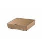 KRAFT PAPER BOX SINGLE PORTION-CLUB SANDWITCH 21,6X17X5,4cm